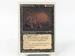 Demonic Hordes - Revised 3rd Ed MTG Vintage 1994 Rare Heavily Played SKU I747713 - Image 1