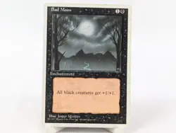 Bad Moon - 4th Edition MTG 1995 Rare Played White Border Card SKU I6584B3 - Image 1
