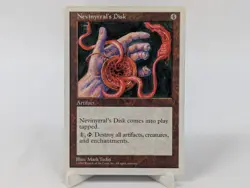 Nevinyrral's Disk - 5th Edition MTG 1997 Vintage Rare Card SKU I6EB6A6 - Image 1