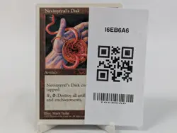 Nevinyrral's Disk - 5th Edition MTG 1997 Vintage Rare Card SKU I6EB6A6 - Image 3