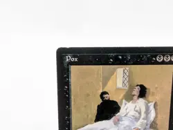 Pox - Ice Age MTG Vintage 1995 Rare Black Border Card Lightly Played SKU I5E0A92 - Image 2