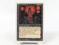 Sorceress Queen - Revised 3rd Ed MTG Vintage 1994 Rare White Border SKU I74DD0A - Image 1