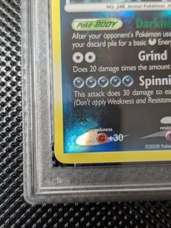 Tyranitar 30/100 Reverse Holo 2008 Pokemon D&P Stormfront PSA 10 Gem Mint Pop 7 - Image 4
