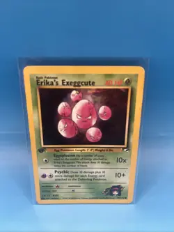 Erika's Exeggcute - 77/132 - Gym Heroes - 1st Edition - Pokemon Base Set 1999 - Image 1