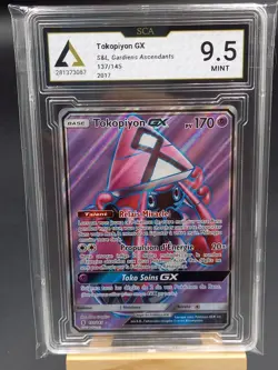 Tokopiyon GX 137/145 - Full Art - Gardiens Ascendants SL2 - Pokemon SCA 9.5 ! - Image 1