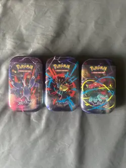 Pokemon TCG Mega Evolution Sealed Tin x3 - BRAND NEW MINT - FAST SHIP 🚚✅ - Image 1
