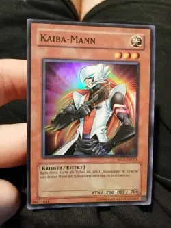 Yugioh Kaiba Mann WC5-DE002 Super Rare German Kaibaman Exc - Image 1