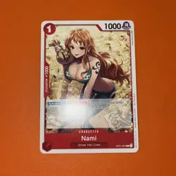 Nami Tournament Pack Vol. 3 Participant ST01-007 One Piece Promo Card - Image 1