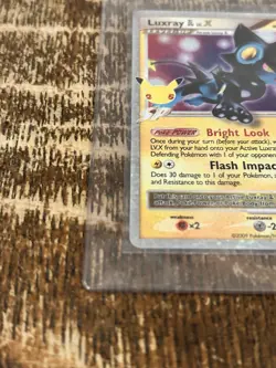 Luxray GL LV.X Pokemon Card (Celebrations 25th anniversary Set, 109/111, NM) - Image 3