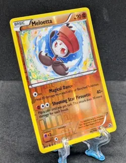 Pokemon Legendary Treasures Set Meloetta Reverse Holo Rare Card 86/113 NM - Image 1