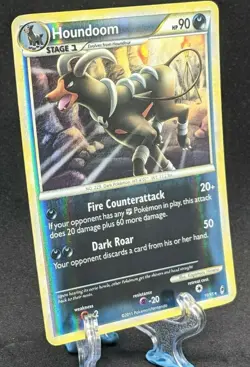 Pokemon Call of Legends Set Houndoom Reverse Holo Rare Card 10/95 LP - Image 1
