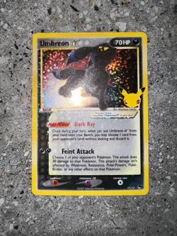 Pokemon TCG Cards Umbreon Gold Star 17/17 Celebrations Classic Collection - Image 3