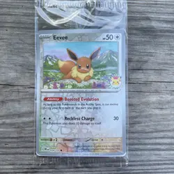 Eevee Pokemon Day Stamped Sealed Promo Card 074/131 2025 - Image 1