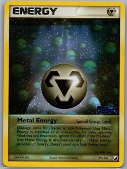 Metal Energy (Special) 97/115 Holo Unseen Forces - Pokemon Card - NM - Image 1