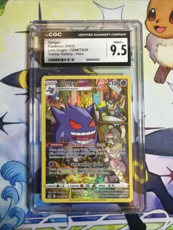 Pokemon Gengar Trainer Gallery Holo Card TG06/TG30 Swsh11: Lost Origin CGC 9.5 - Image 1