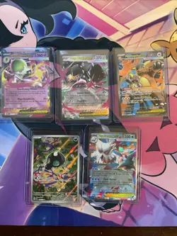 5 Card Lot Of Mega Evolution Pokemon - Image 1