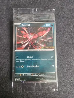 Pokemon TCG Yveltal 088/132 Stamped Mega Evolutions Promo Card Sealed NM - Image 1