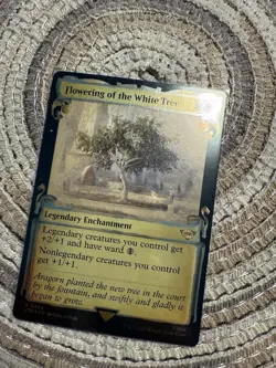 FLOWERING OF THE WHITE TREE FOIL [Showcase] - Rare - LTR Lord of the Rings MTG - Image 1