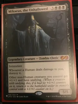 MTG Mikaeus, the Unhallowed The List Ultimate Masters 106/254 Near Mint - Image 1