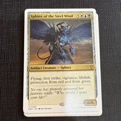 MTG Magic Mystery Booster 2 white border - sphinx of the steel wind - Image 1