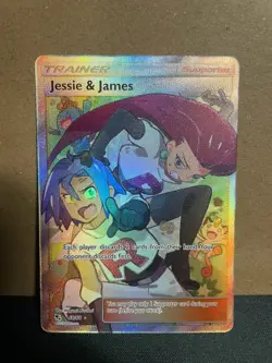 Pokemon TCG Jessie James Full Art Trainer Hidden Fates Ultra Rare Card 68/68 - Image 1