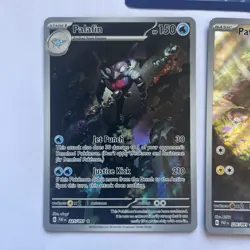 Pokemon TCG S&V Paldean Fates Illustration Rare Bundle - Pawmi+Palafin+Wugtrio - Image 3