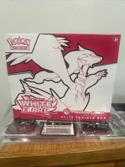 Pokemon White Flare Pokemon Center Elite Trainer Box (Exclusive) Stock X Cert - Image 1