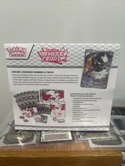 Pokemon White Flare Pokemon Center Elite Trainer Box (Exclusive) Stock X Cert - Image 2