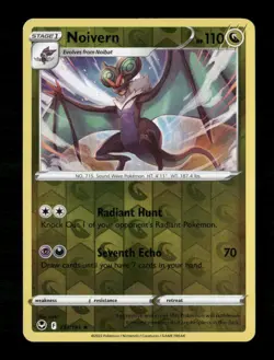 Noivern Reverse Holo Rare SWSH12: Silver Tempest 133/195 LP Pokemon LP - Image 1