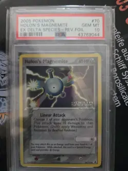 Pokemon Karte Holons Magnemite Magneton 70/113 EX Delta Species Holo Reverse - Image 1