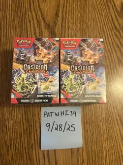 Pokemon TCG Obsidian Flames Booster Bundles Factory Sealed IN HAND - Image 1