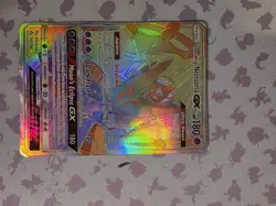 Rainbow Dawn Wings Necrozma GX 161/156 Ultra Prism - Pokemon TCG Damaged - Image 2