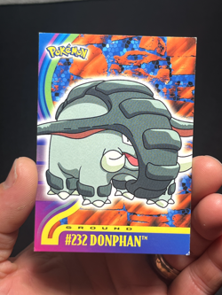 Topps Pokemon Johto Series 1 Non Holo Donphan #232 - Image 1