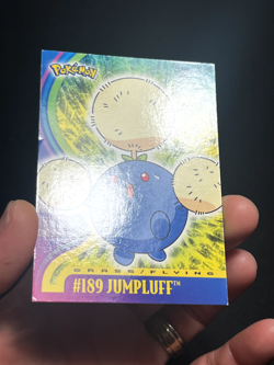 Topps Pokemon Johto Series 1 Non Holo Jumpluff #189 - Image 2