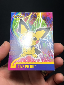 Topps Pokemon Johto League Champions Non Holo #172 Pichu LP - Image 2