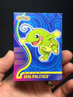Topps Pokemon Johto League Champions Non Holo #186 Politoed - Image 1