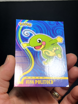Topps Pokemon Johto League Champions Non Holo #186 Politoed - Image 2