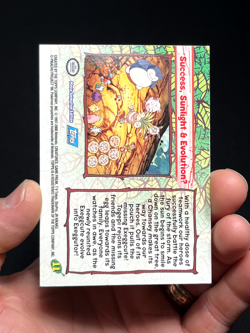 Topps Pokemon The Movie 2000 silver holo foil #11 Success, Sunlight & EvolutionU - Image 3