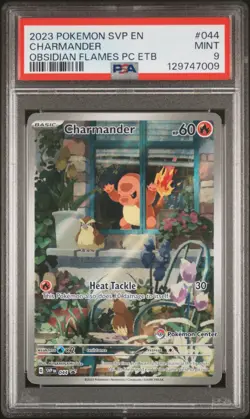 2023 POKEMON SVP EN-SV BLACK STAR PROMO #044 CHARMANDER PSA 9 - Image 1