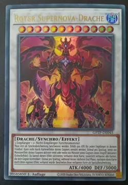 Roter Supernova-Drache [Yu-Gi-Oh! GFTP-DE045 1. Auflage (Ultra Rare)] NM - Image 1