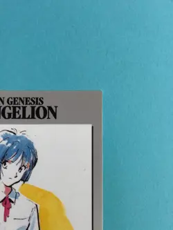 Neon Genesis Evangelion Card ILLUSTRATION REI AYANAMI Rare Sega Bandai - Image 3