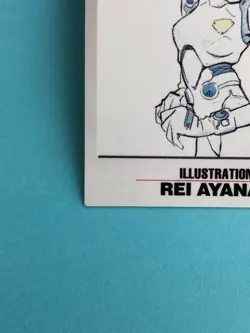 Neon Genesis Evangelion Card ILLUSTRATION REI AYANAMI Rare Sega Bandai b - Image 4