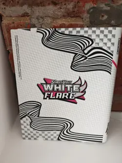 POKEMON - SCARLET & VIOLET WHITE FLARE 9-POCKET BINDER - BRAND NEW + Cards - Image 2