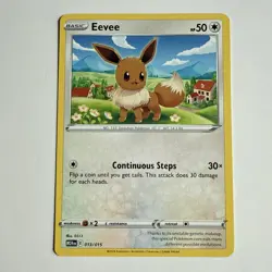 Pokemon Eevee McDonald’s Happy Meal Pokemon Promo Card M24 013/015 2024 Mint - Image 1