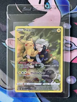 Pokemon TCG Pikachu TG05 Lost Origin Trainer Gallery Full Art Illustration Card - Image 1