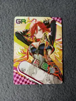 Goddess Story NS-1M16 GR-06 WAIFU CARD holo CCG/TCG NEW Mavuika genshin impact - Image 1