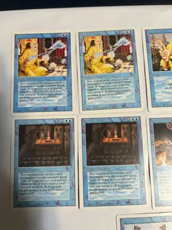 Lot of 9 Blue Revised Edition MTG Magic The Gathering Card Counterspell - Image 2