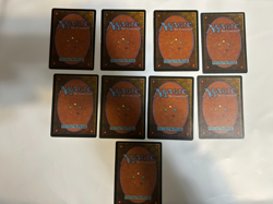 Lot of 9 Blue Revised Edition MTG Magic The Gathering Card Counterspell - Image 5