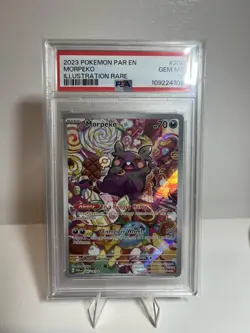 PSA 10 Morpeko Paradox Rift 206/182 Holo Illustration Rare Card Pokemon TCG - Image 1
