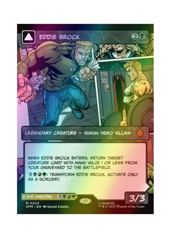 MTG SPM Eddie Brock // Venom, Lethal Protector 224 Foil - Image 1